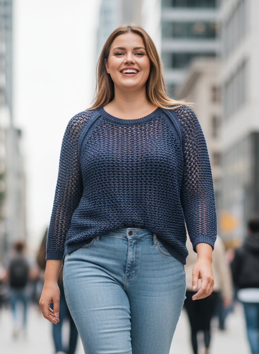 Svetřík Papaya vel. 46 |second hand|