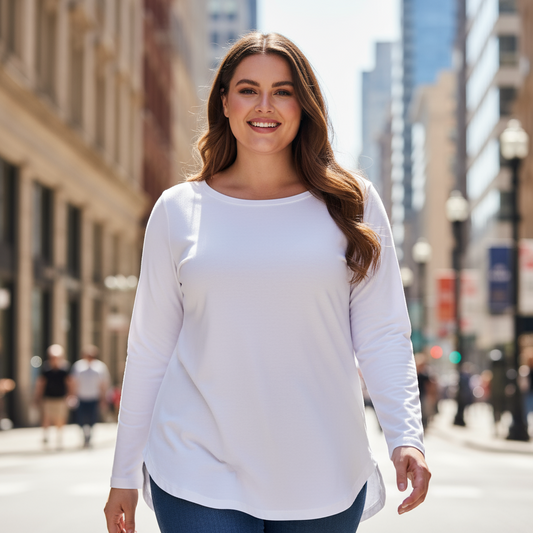 Triko Sonja Blank vel. 46/48 |second hand|