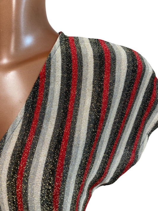 Třpytivé úpletové šaty Zara vel. S