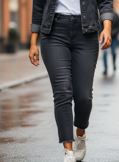 Pružné rifle Denim co vel. 44 |second hand|