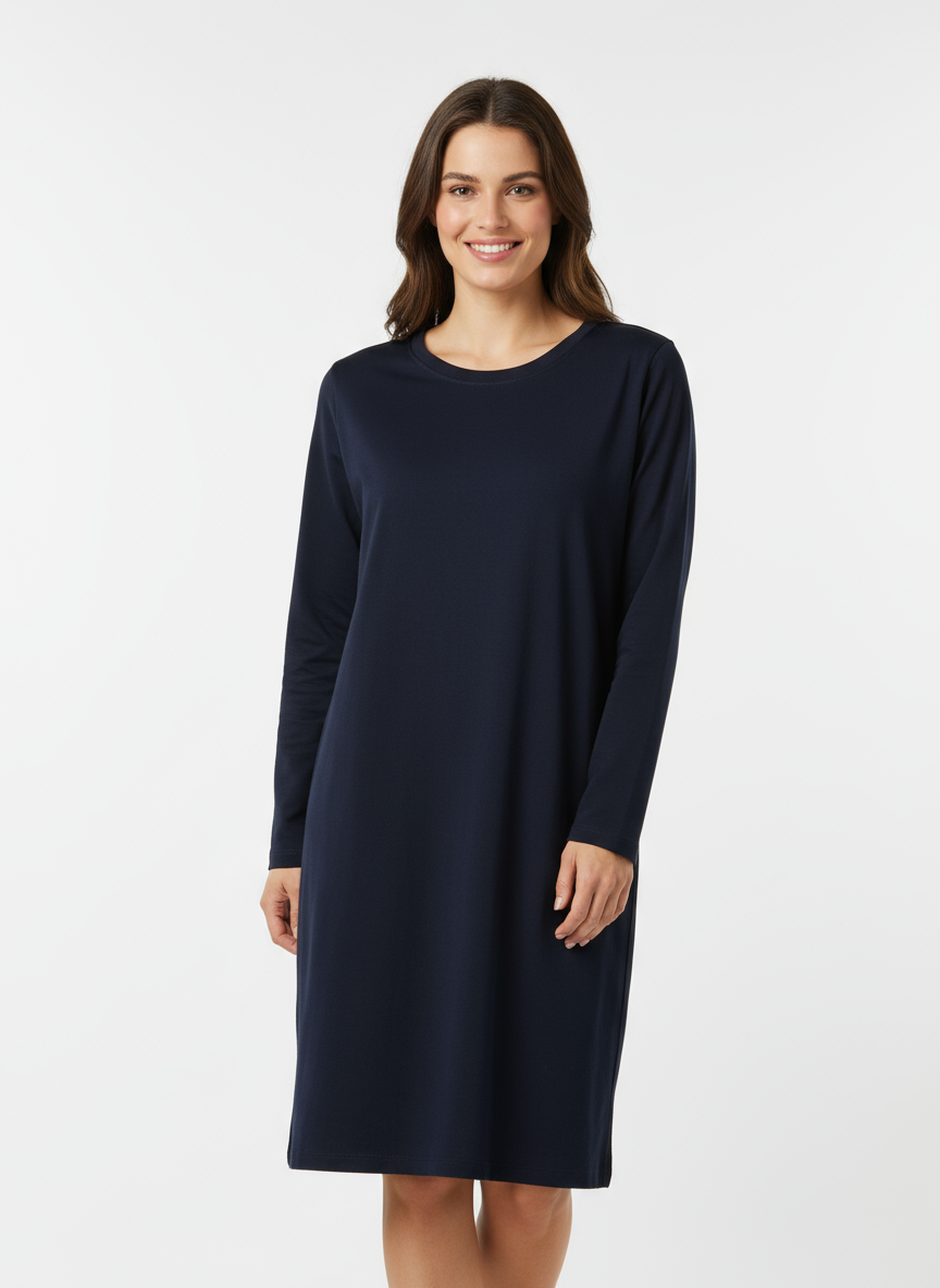 Černé mikinové šaty vel. 40/42 |second hand|