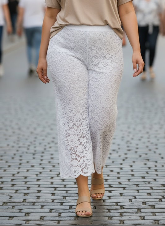 Krajkové kalhoty Joana Hope vel. 54 |second hand|