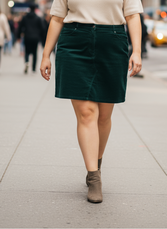 Manžestráková sukně M&S vel. 46 |second hand|