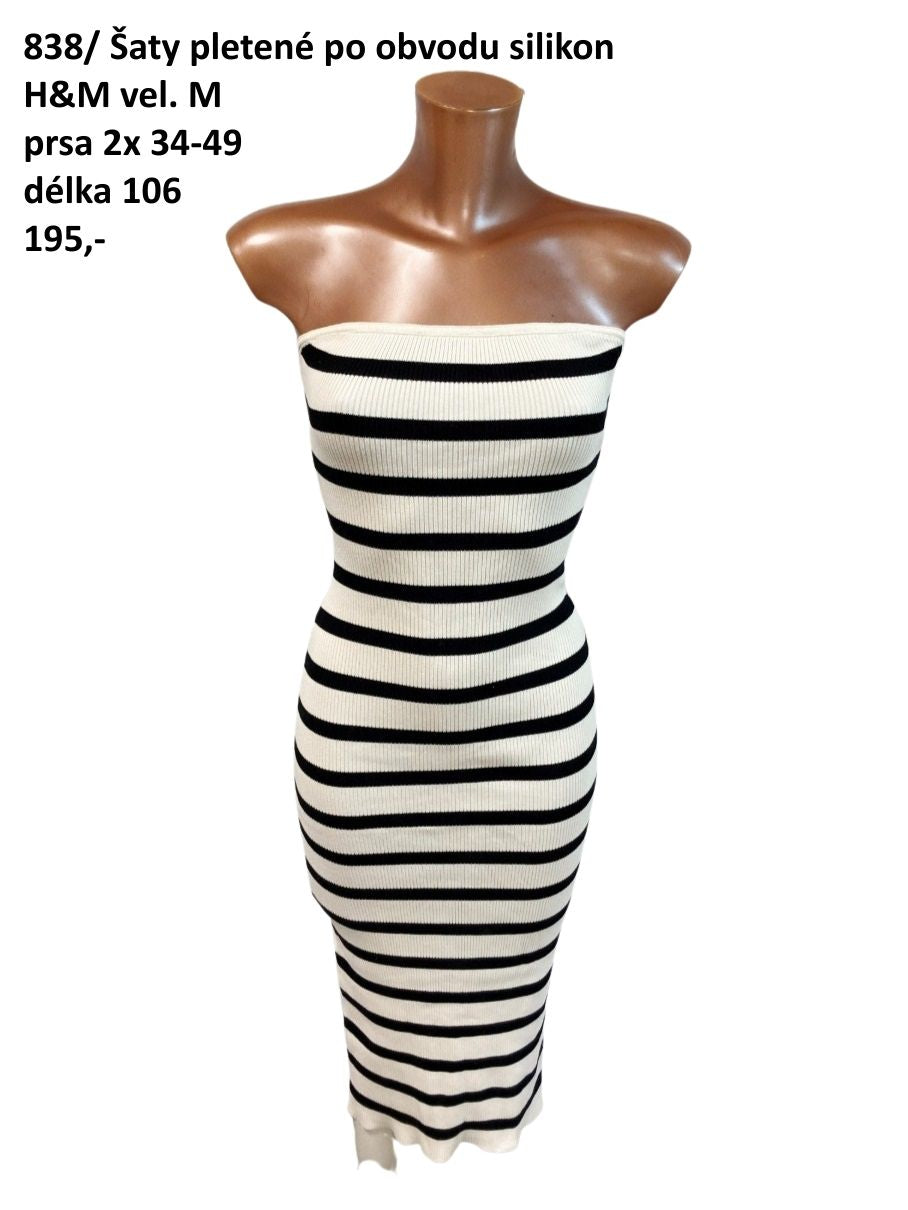 Úpletové šaty H&M vel. M |second hand|