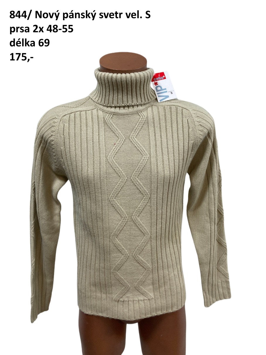 Nový pánský svetr vel. S |second hand|
