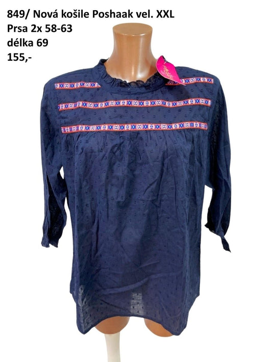 NOvá košile Poshaak vel. XXL |second hand|