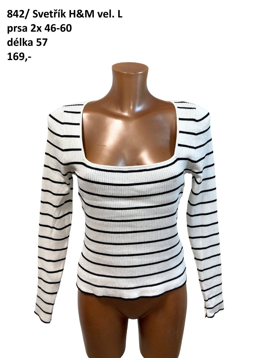 Svetřík H&M vel. L |second hand|