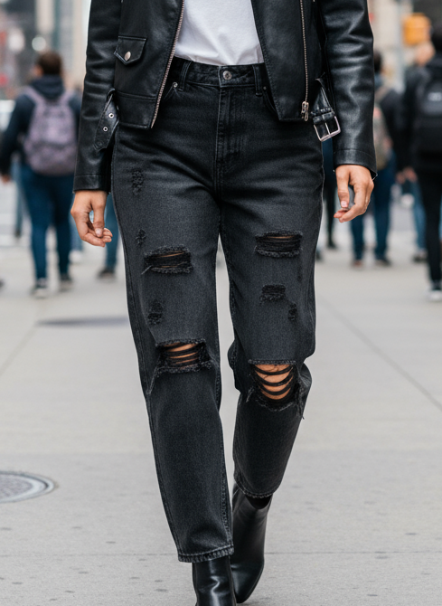 Trhané rifle Cropp vel. 36 |second hand|