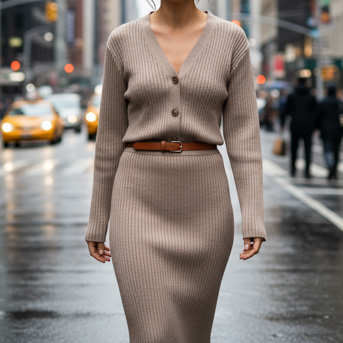 Set svetřík a sukně vel. uni cca 38/42 |second hand|