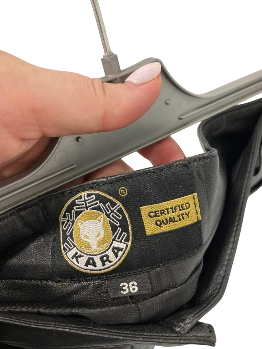 Kožená sukně Kara vel. 36 |second hand|