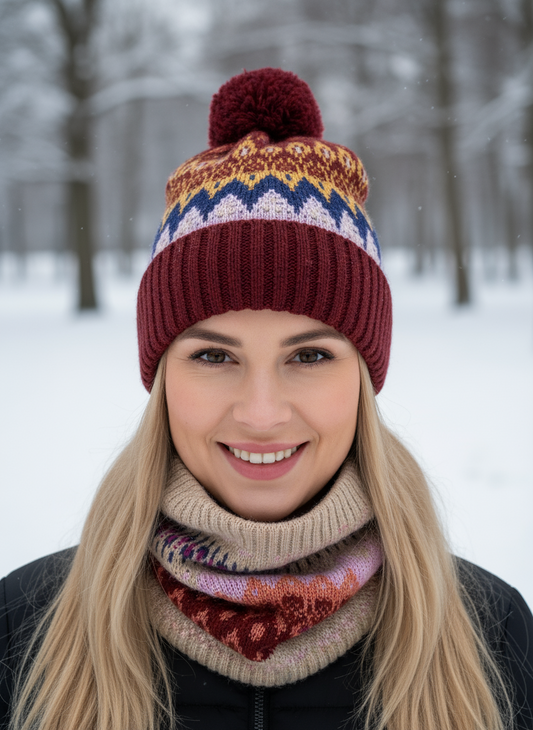 Set čepice+nákrčník