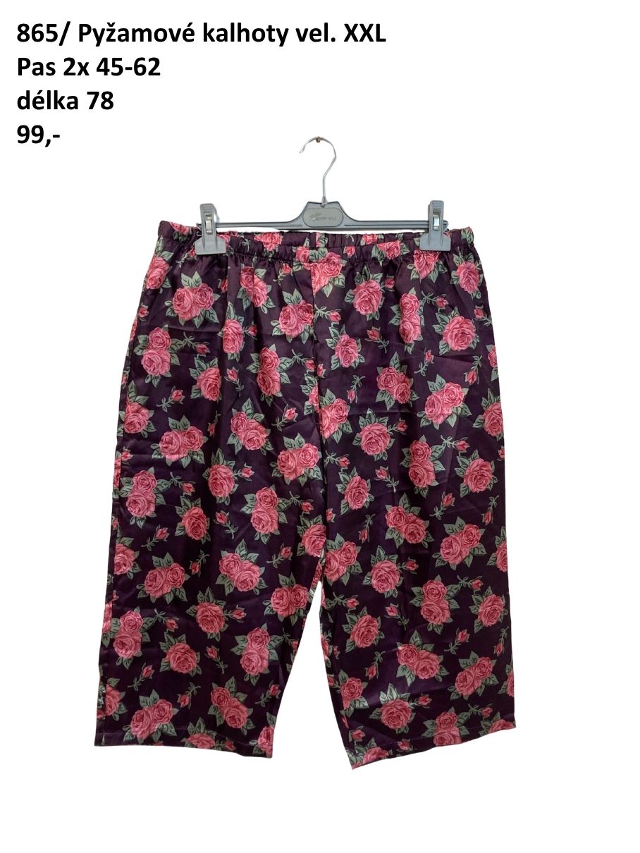 Pyžamové kalhoty vel. XXL
