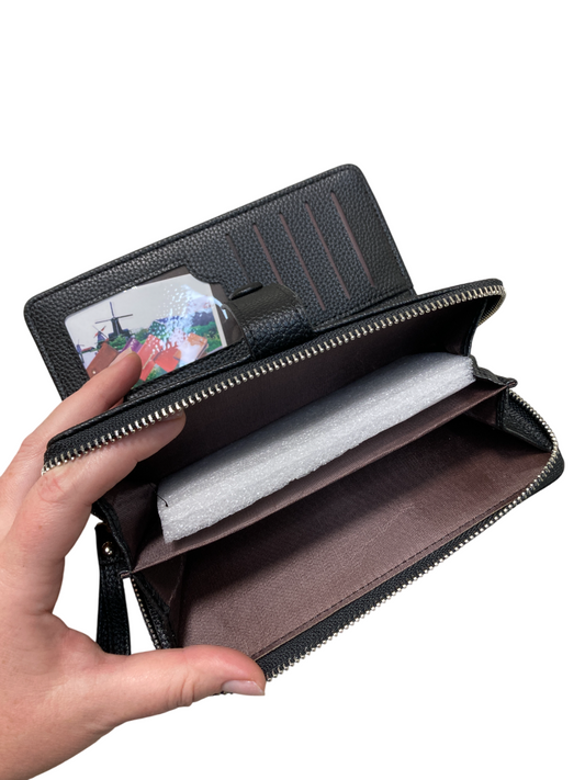 Dámská peněženka s organizérem - černá