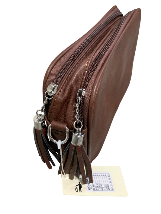 Dámská crossbody kabelka - hnědá