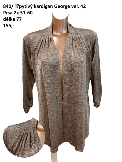 Třpytivý kardigan George vel. 42