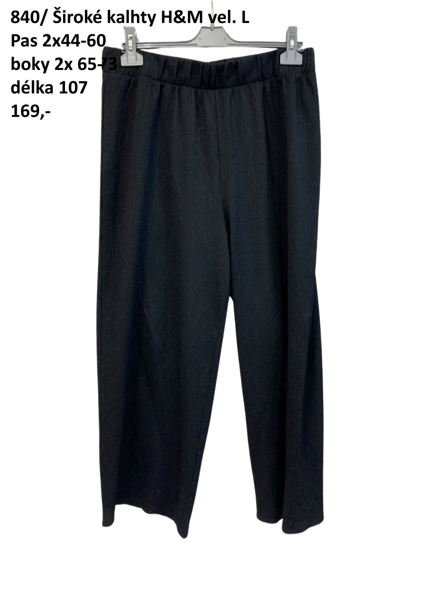 Široké kalhoty H&M vel. L