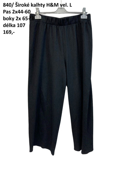 Široké kalhoty H&M vel. L