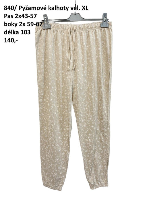 Pyžamové kalhoty vel. XL