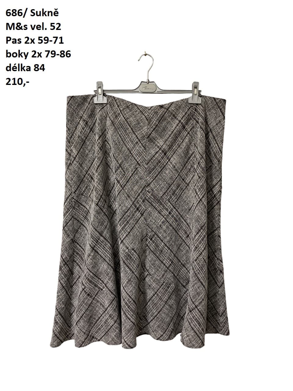 Sukně M&S vel. 52 |second hand|