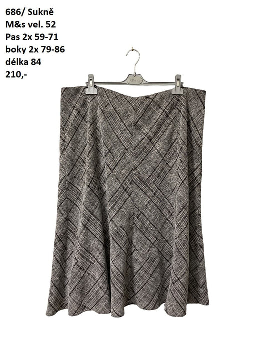 Sukně M&S vel. 52 |second hand|