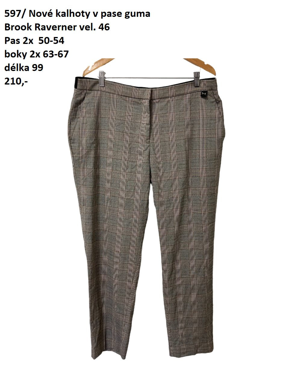 Nové kalhoty Brook Raverner vel. 46 |second hand|