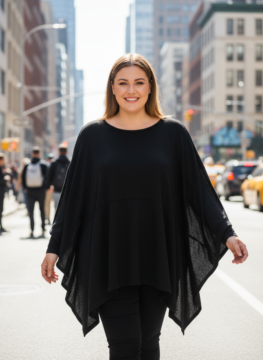 Asymetrický svetřík Janina vel. 50 |second hand|