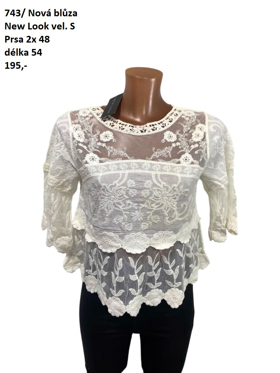 Nová blůza New Look vel. S |second hand|