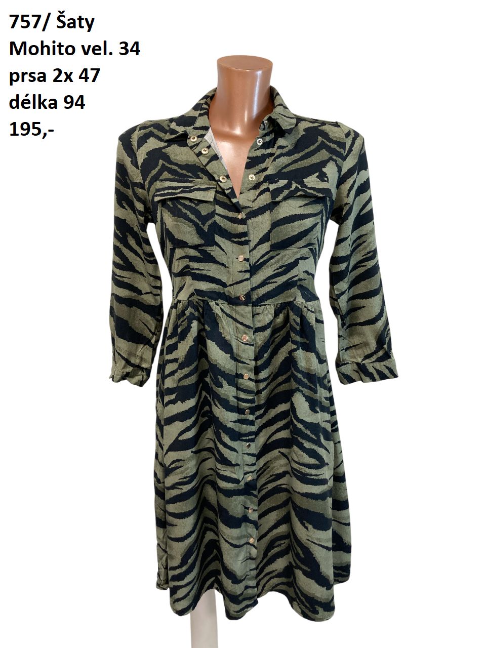 Šaty Mohito vel. 34 |second hand|