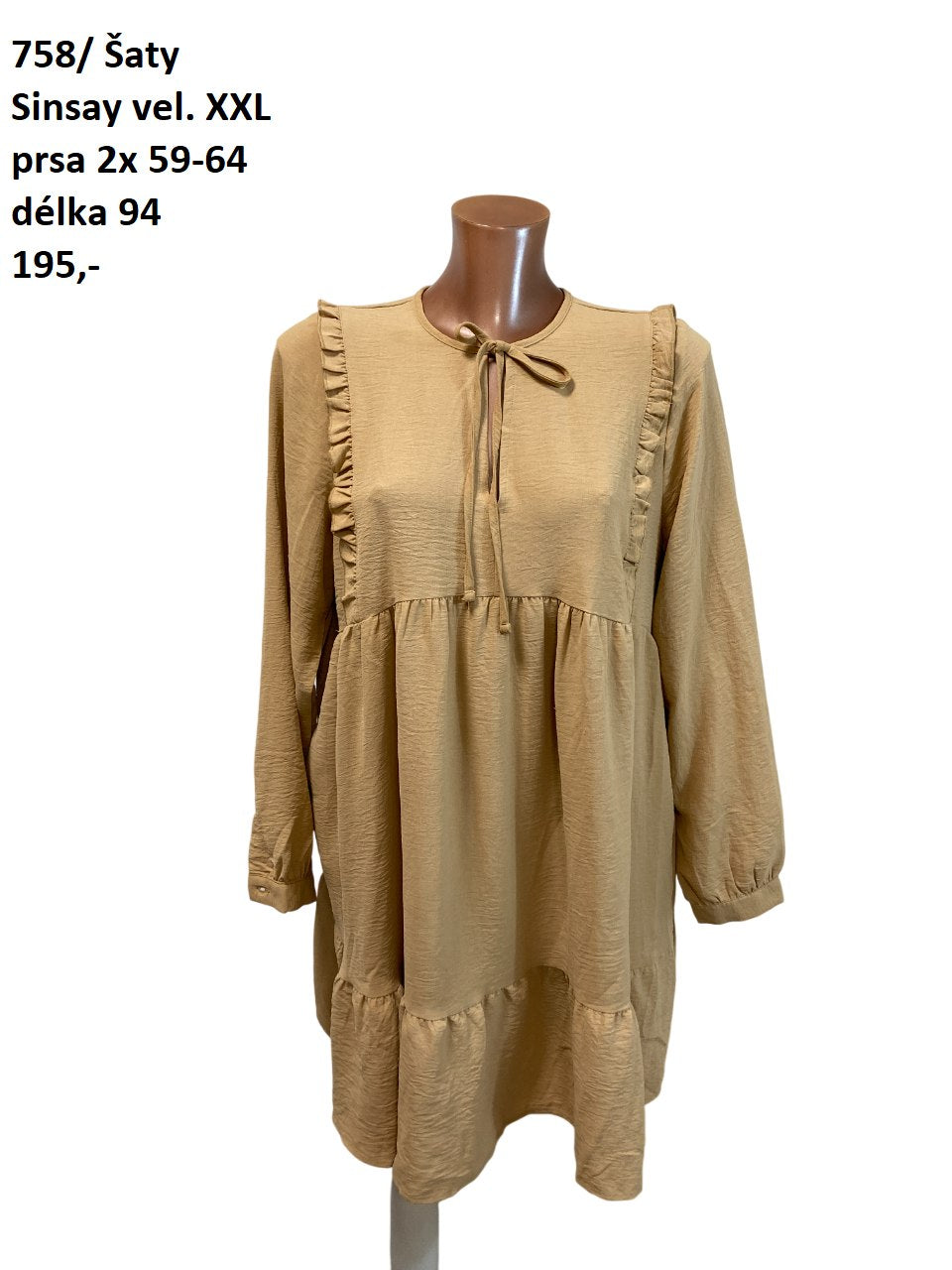 Šaty Sinsay vel. XXL |second hand|