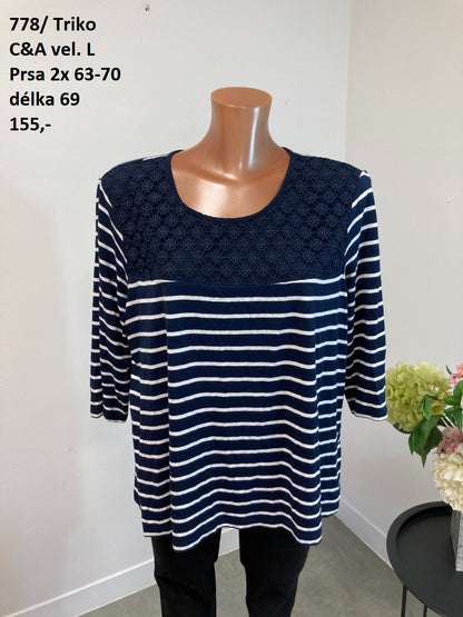 Triko C&A vel. L- 44/46 |second hand|