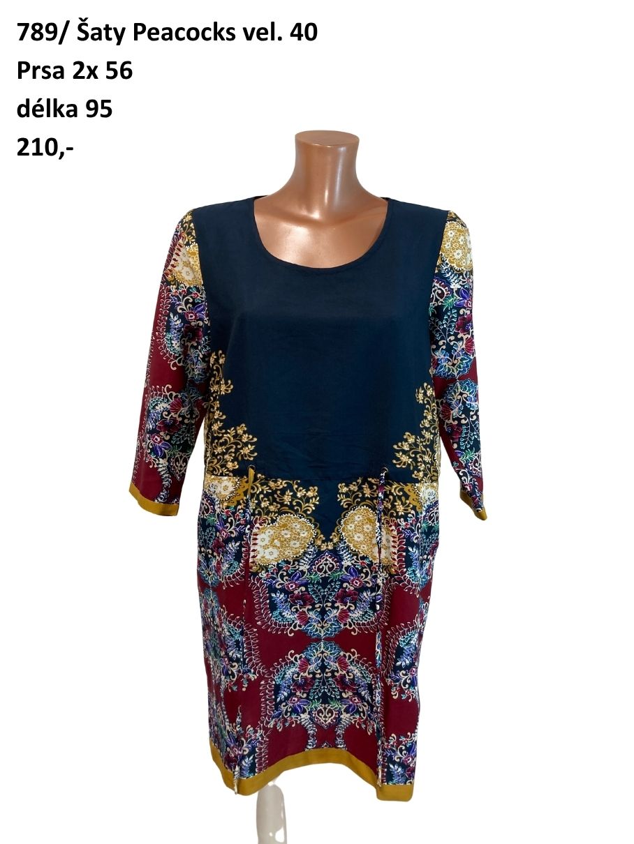 Šaty Peacocks vel. 40 |second hand|
