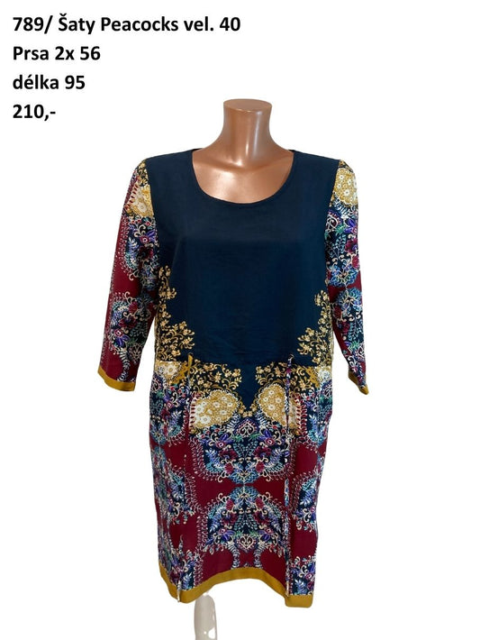 Šaty Peacocks vel. 40 |second hand|