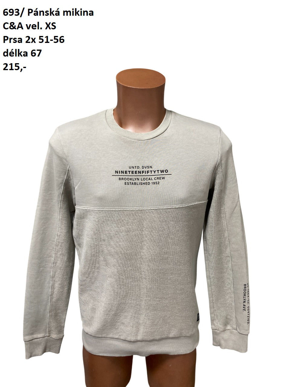 Mikina C&A vel. XS |second hand|