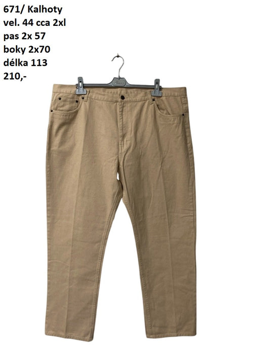 Kalhoty vel. XXL |second hand|