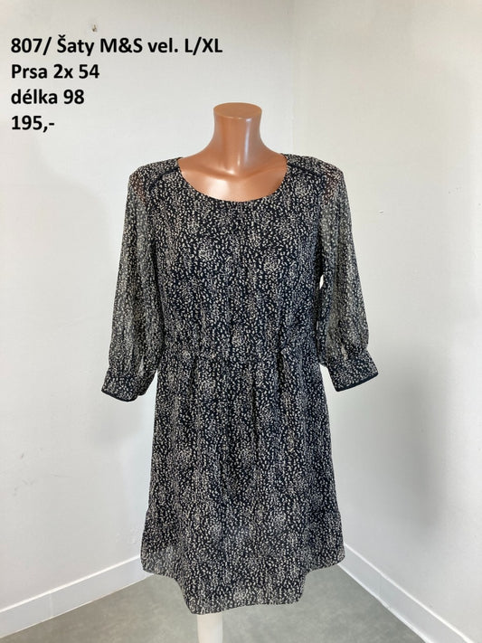 Šaty M&S vel. L/XL |second hand|