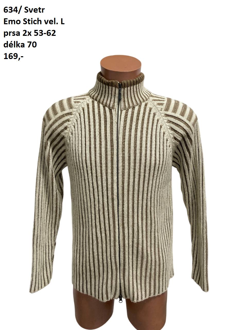 Svetr Emo Stich vel. L |second hand|