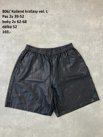 Kožené kraťasy vel. L |second hand|