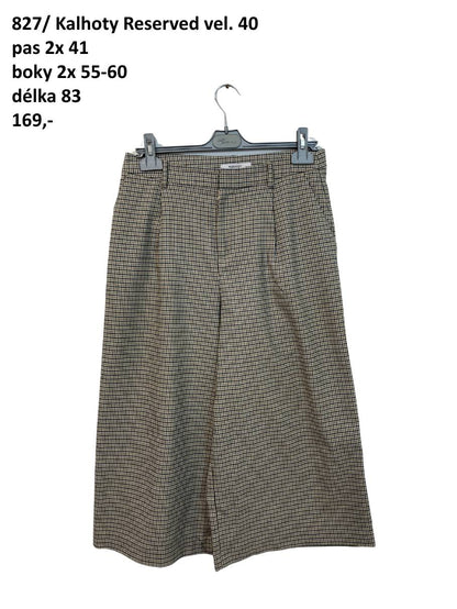 Kalhoty Reserved vel. 40 |second hand|