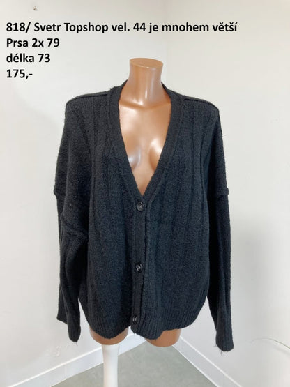 Svetr Topshop vel. 44 - je mnohem větší |second hand|