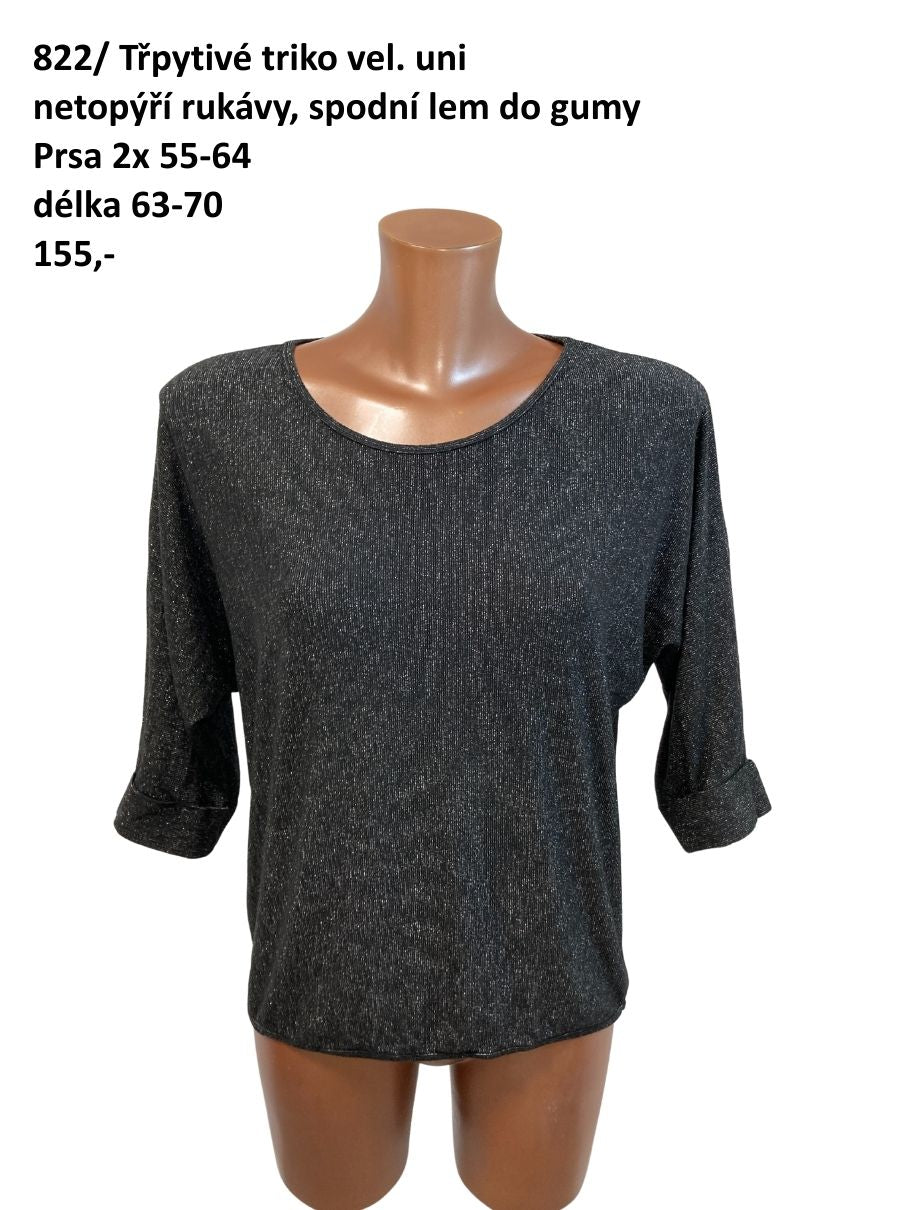 Třpytivé triko vel. uni cca 40/42 |second hand|