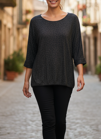 Třpytivé triko vel. uni cca 40/42 |second hand|