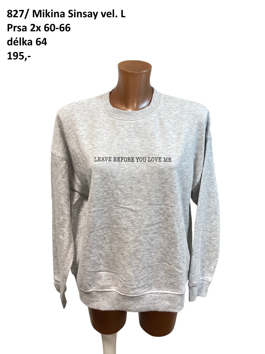 Mikina Sinsay vel. L |second hand|