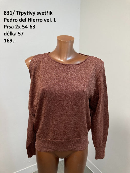 Třpytivý svetřík Pedro del Hierro vel. L (second hand)