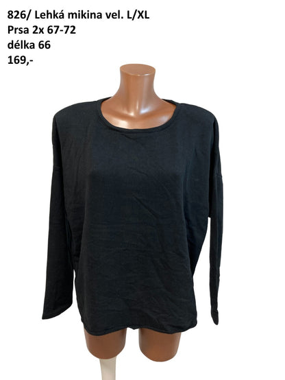 Lehká mikina vel. L/XL |second hand|