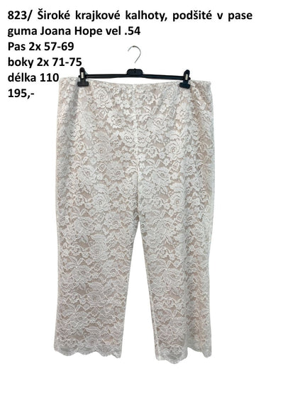 Krajkové kalhoty Joana Hope vel. 54 |second hand|