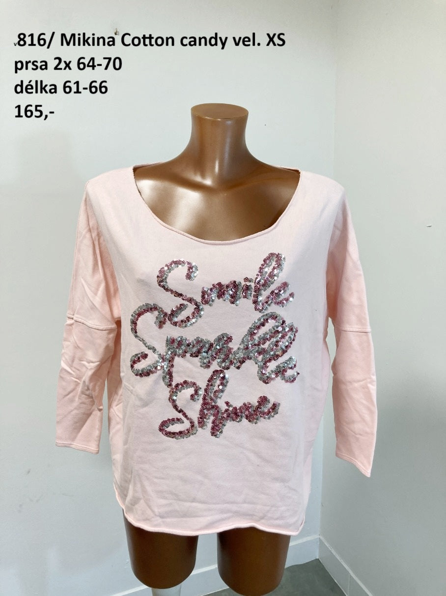 Mikina Cotton Candy vel. XS |second hand|