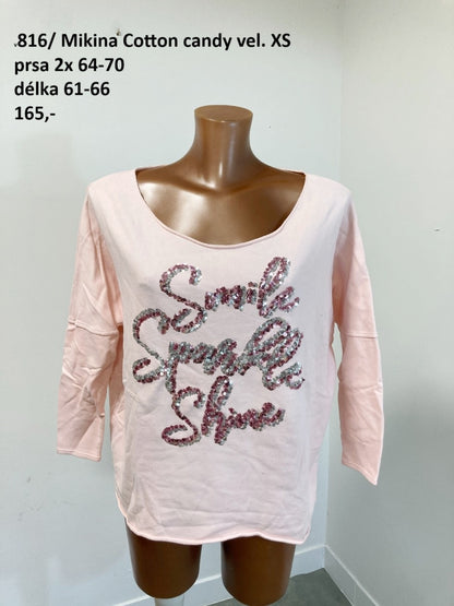 Mikina Cotton Candy vel. XS |second hand|