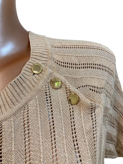 Třpytivý svetřík Lindex vel. XL |second hand|