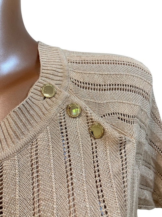 Třpytivý svetřík Lindex vel. XL |second hand|