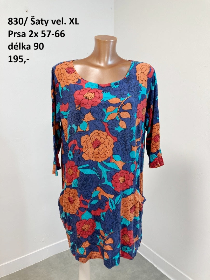 Šaty vel. XL (second hand)